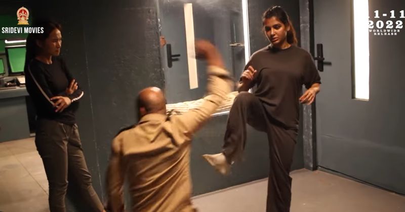 Samantha yashodha stunt video viral