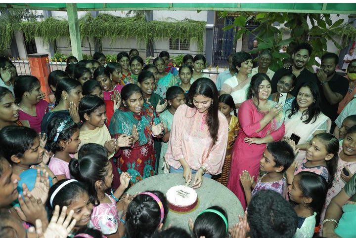 Keerthy birthday celebrations photos