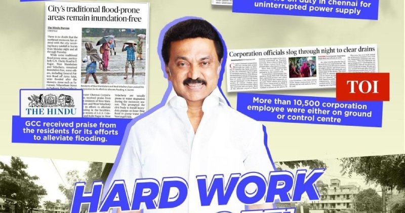 Mk stalin chennai rains