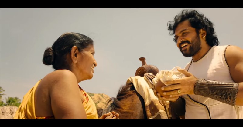 Karthi in ponni nadhi video
