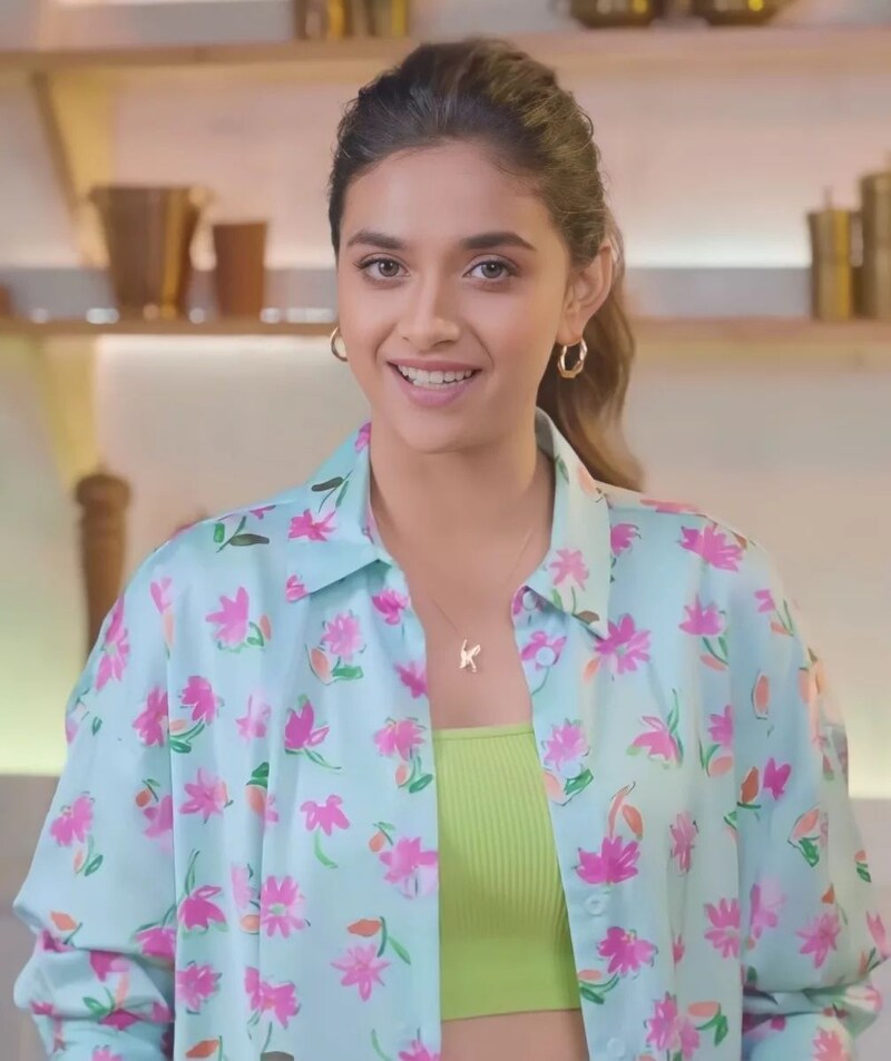 Keerthy suresh new hot ad photo