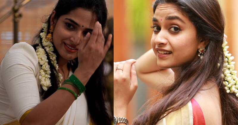 Keerthysuresh anagha new hot