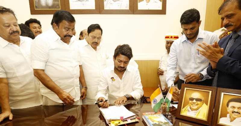 Dmk udhay as minister