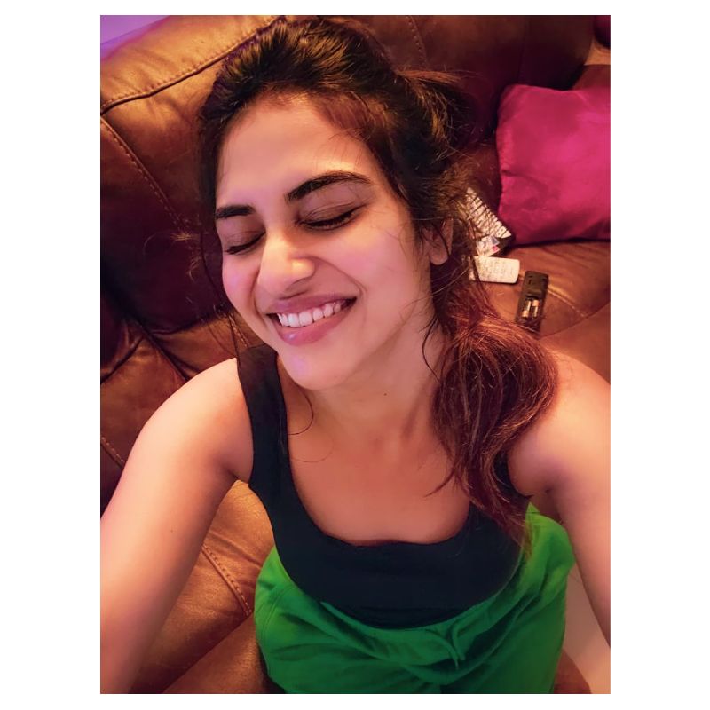 Induja in black photoshoot