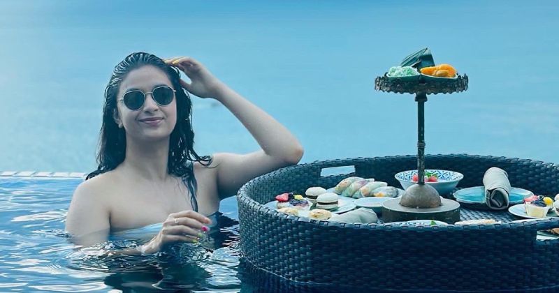 Keerthy latest from vacation