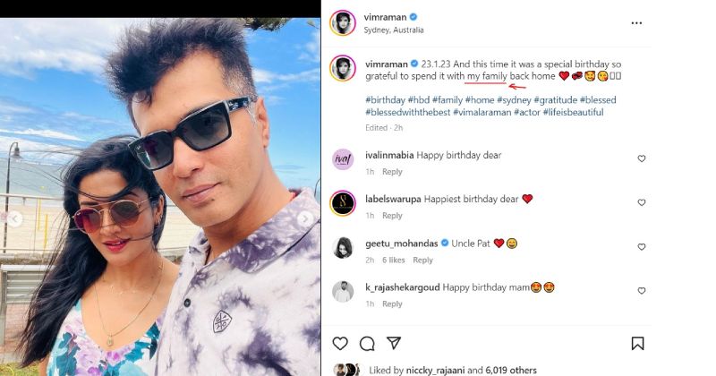 Vimala vinay relationship update