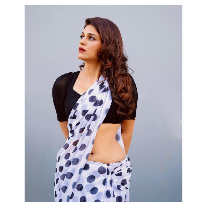 Shradha das latest in saree
