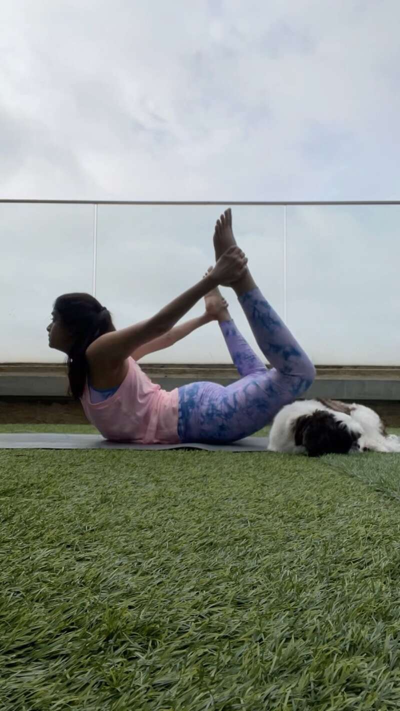Keerthysuresh yoga new vedio