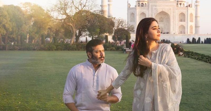 Jayam ravi aarti latest clicks