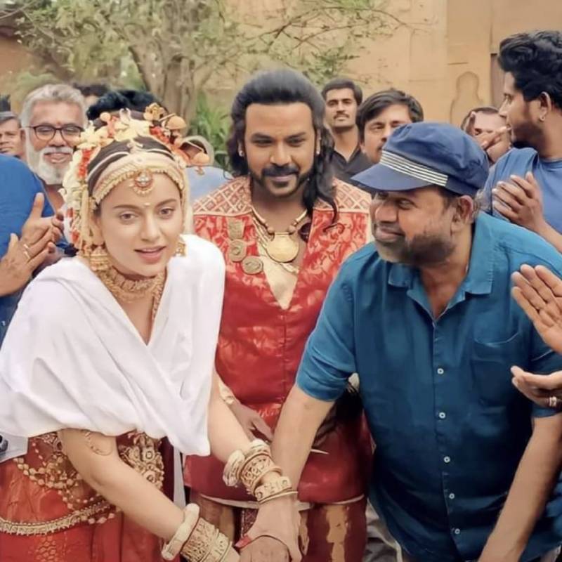 Kangana as chandramukhi wrap