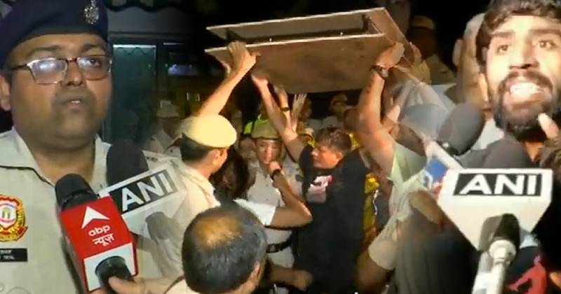 Delhi wrestlers protest video