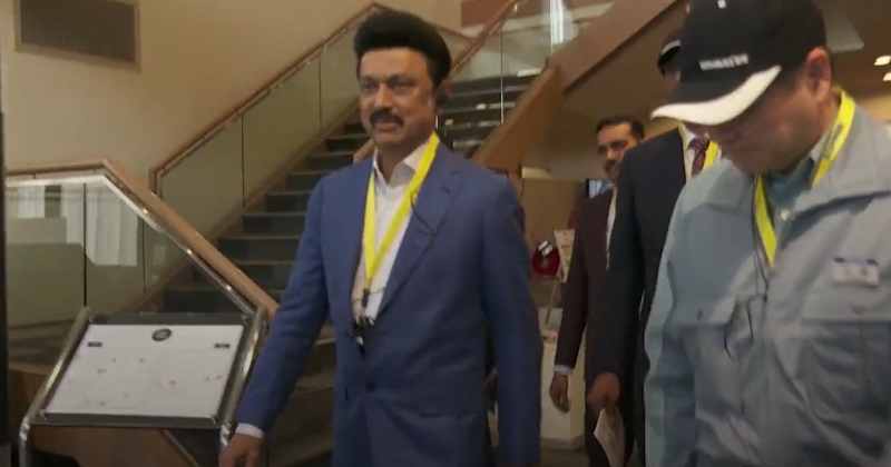 Mk stalin in japan video viral