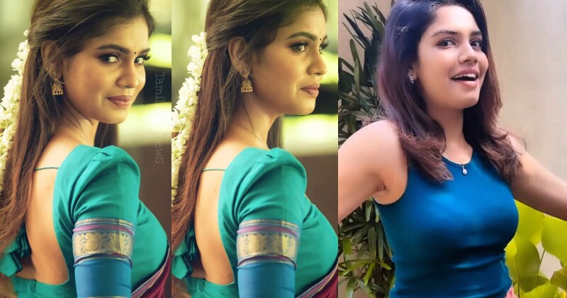 Pranikadhakshu vijaytv actress water