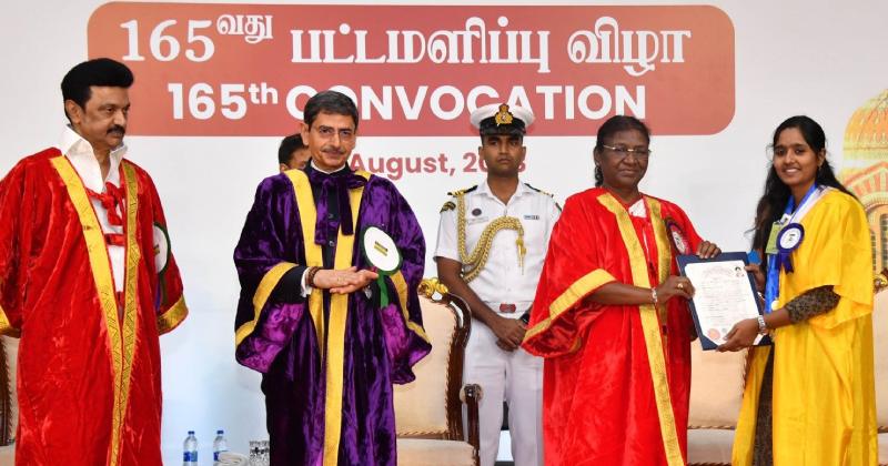 President draupathi murmu in chennai