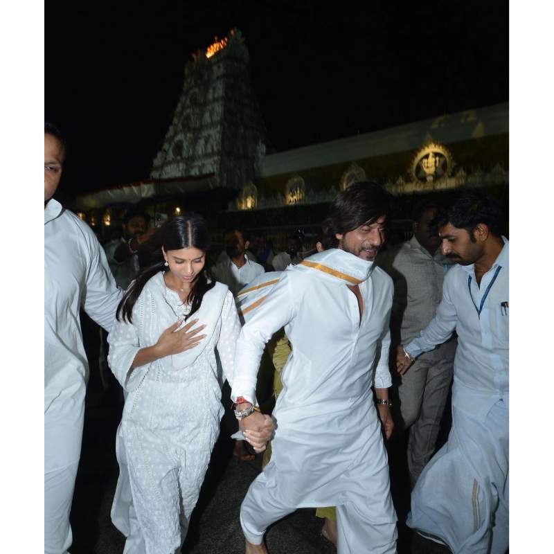 Srk in tirupathi video