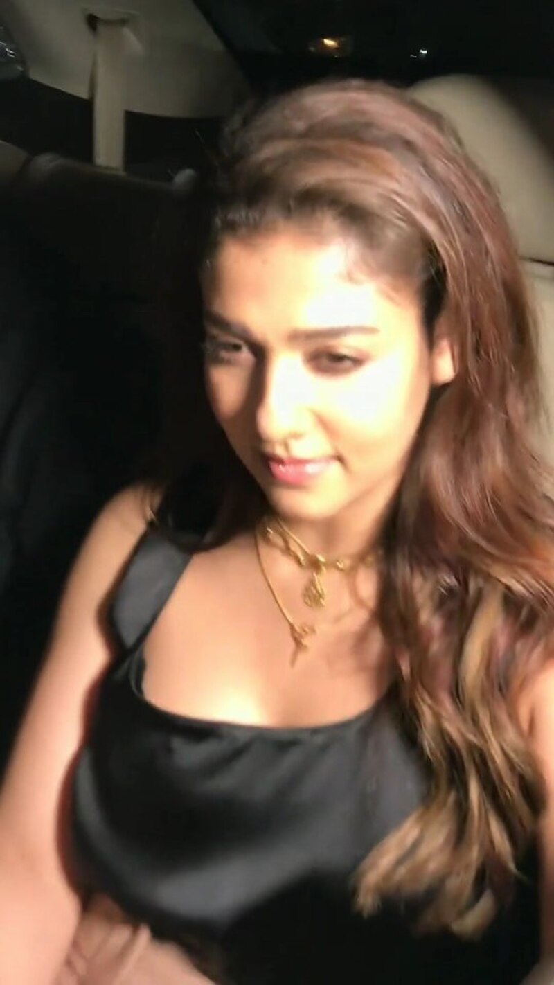 Nayanthara sppoted mumbai jawan