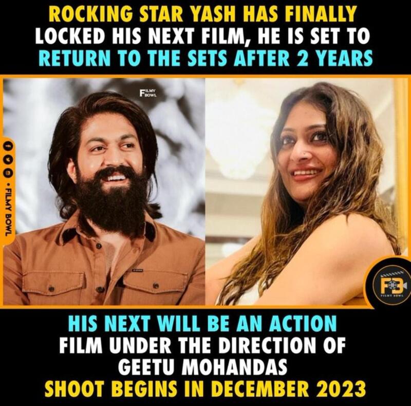 Kgf rockey next yash gayathiri
