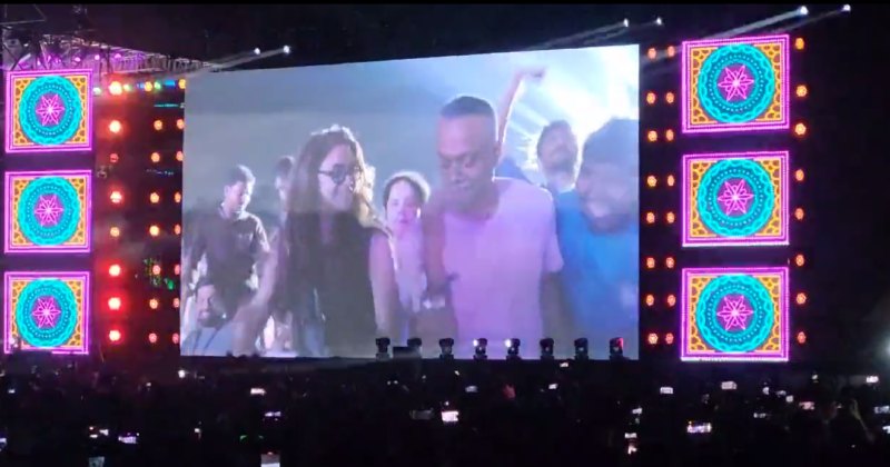 Harris concert video viral