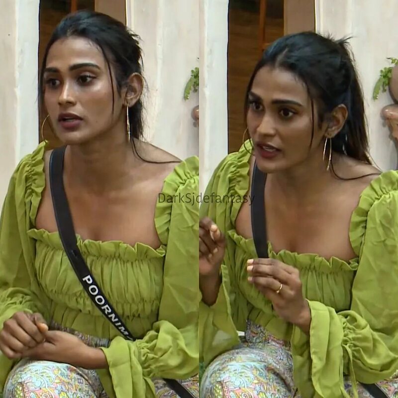 Poornima ravi biggboss dress hot