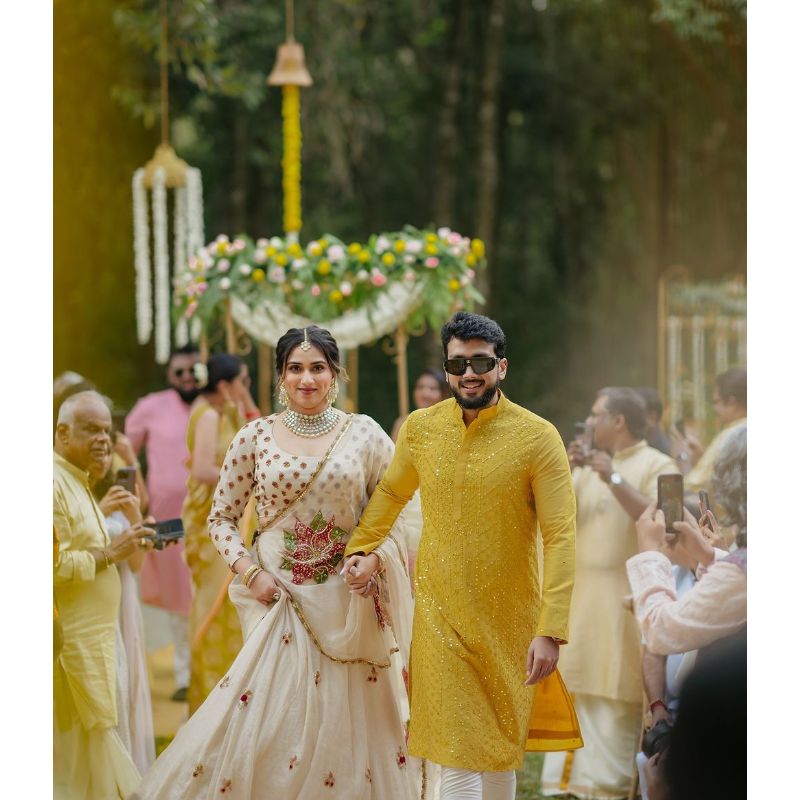 Jayaram daughter engagement clicks