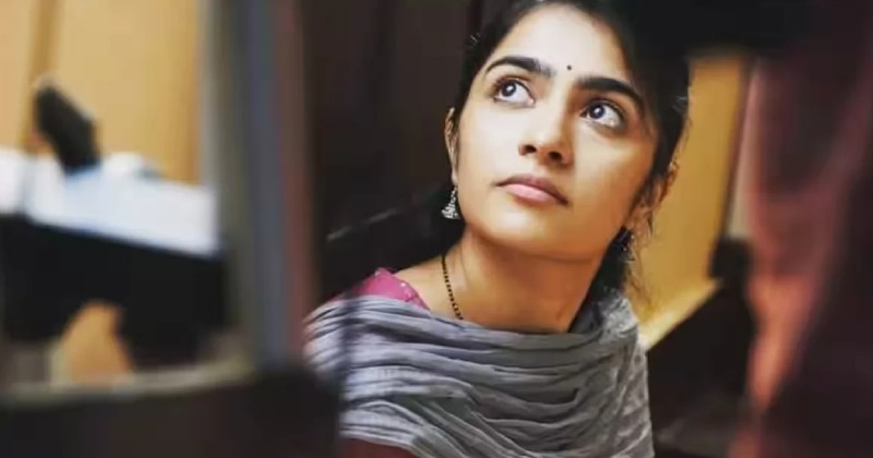 Rukmini in green saree