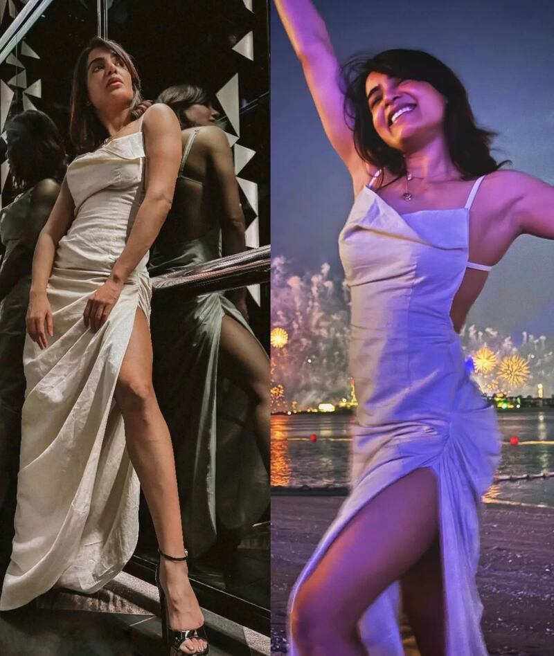 Samantha newyear post viral