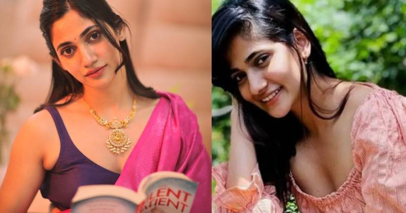 Losliya newyear clicks viral