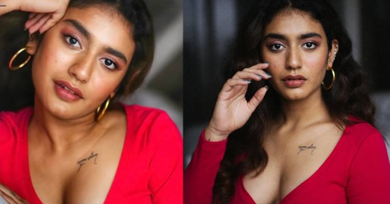 Priya prakashvarrier new pool clicks viral