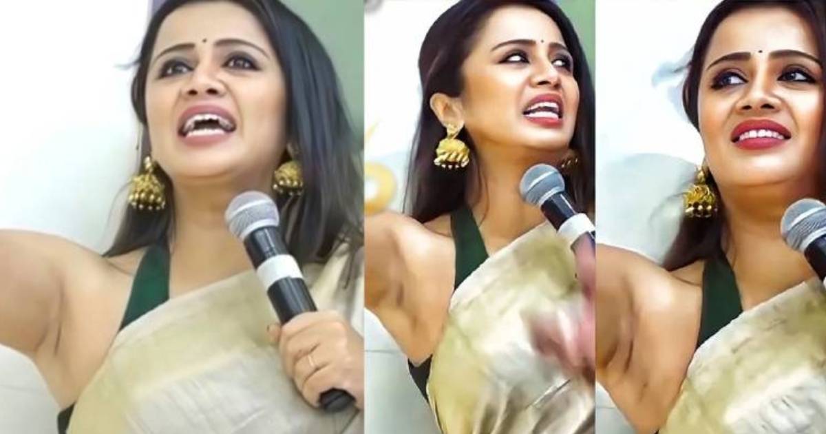 Anjana rangan vj new fuction saree clicks trending