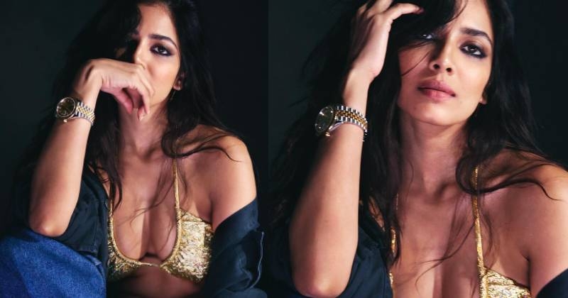 Malavika mohanan recent photoshoot blue dress