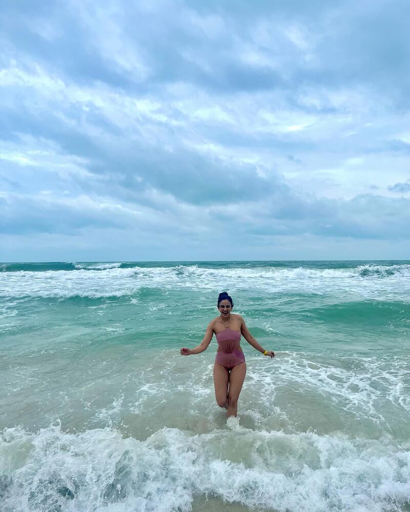 Rakulpreet singh new beach side clicks viral