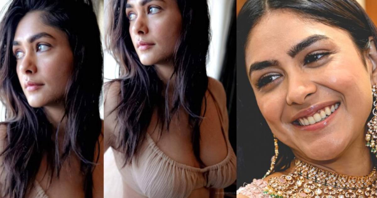 Mrunal thakur walking on street new vedio viral