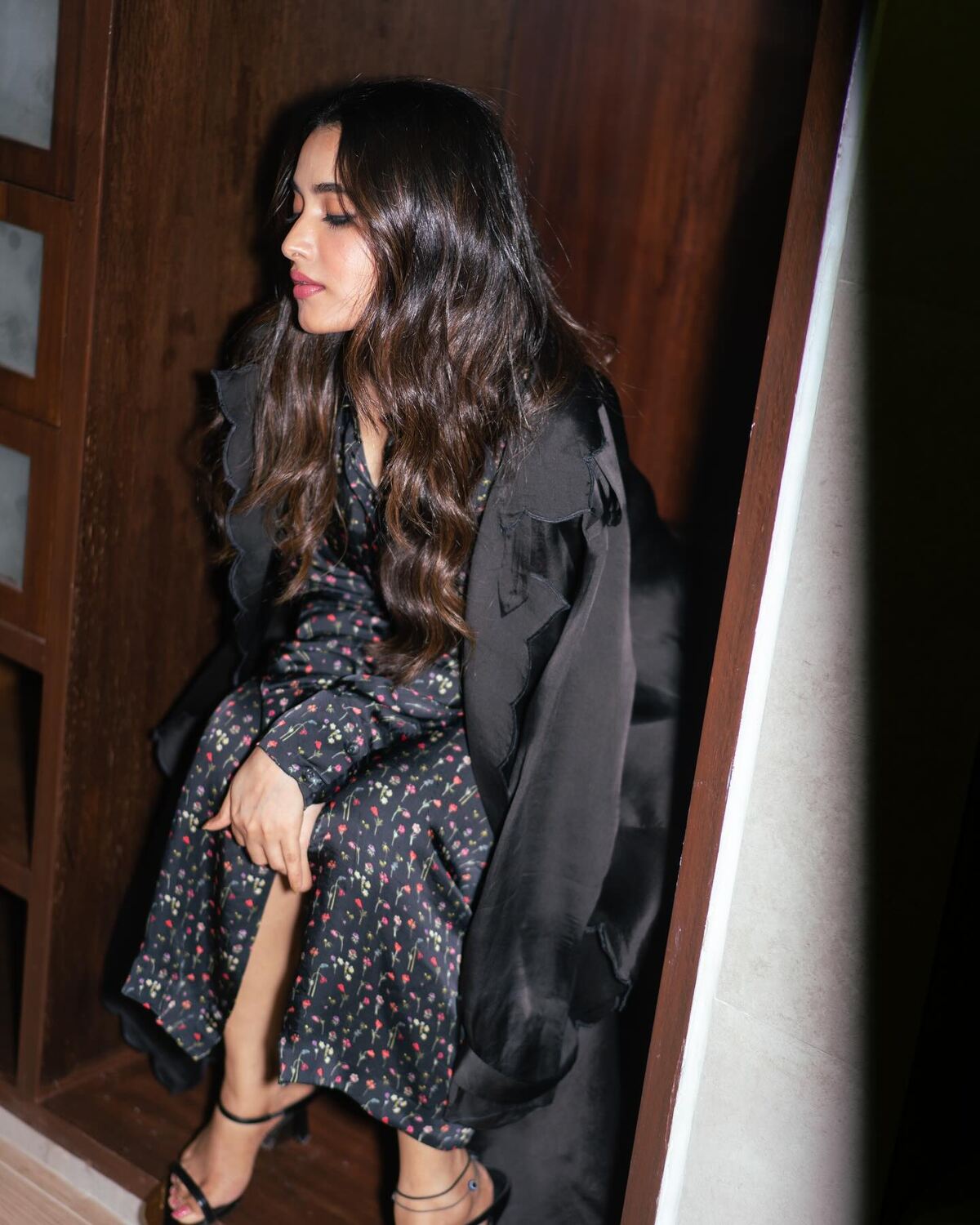 Priyanka mohan in blck dress new