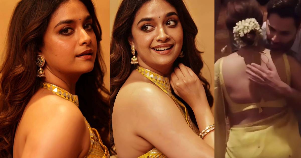 Keerthy suresh in siren movie black saree