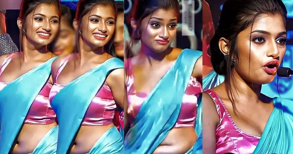 Vjarchana saree in fuction vedio viral