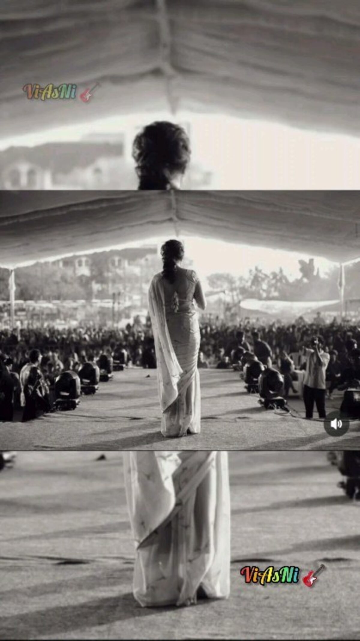 Vjarchana saree in fuction vedio viral