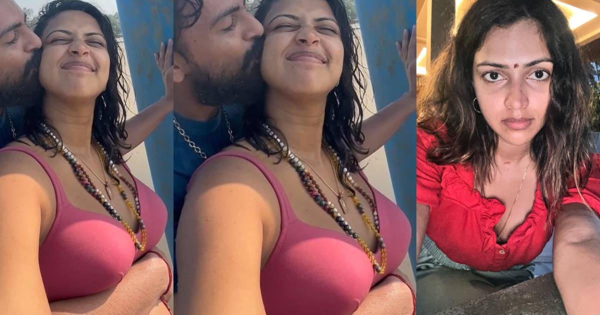 Amala paul at beach clicks viral