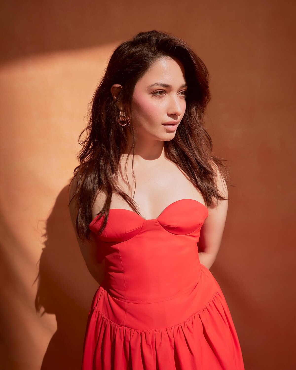 Tamannaah bhatia in red dress new