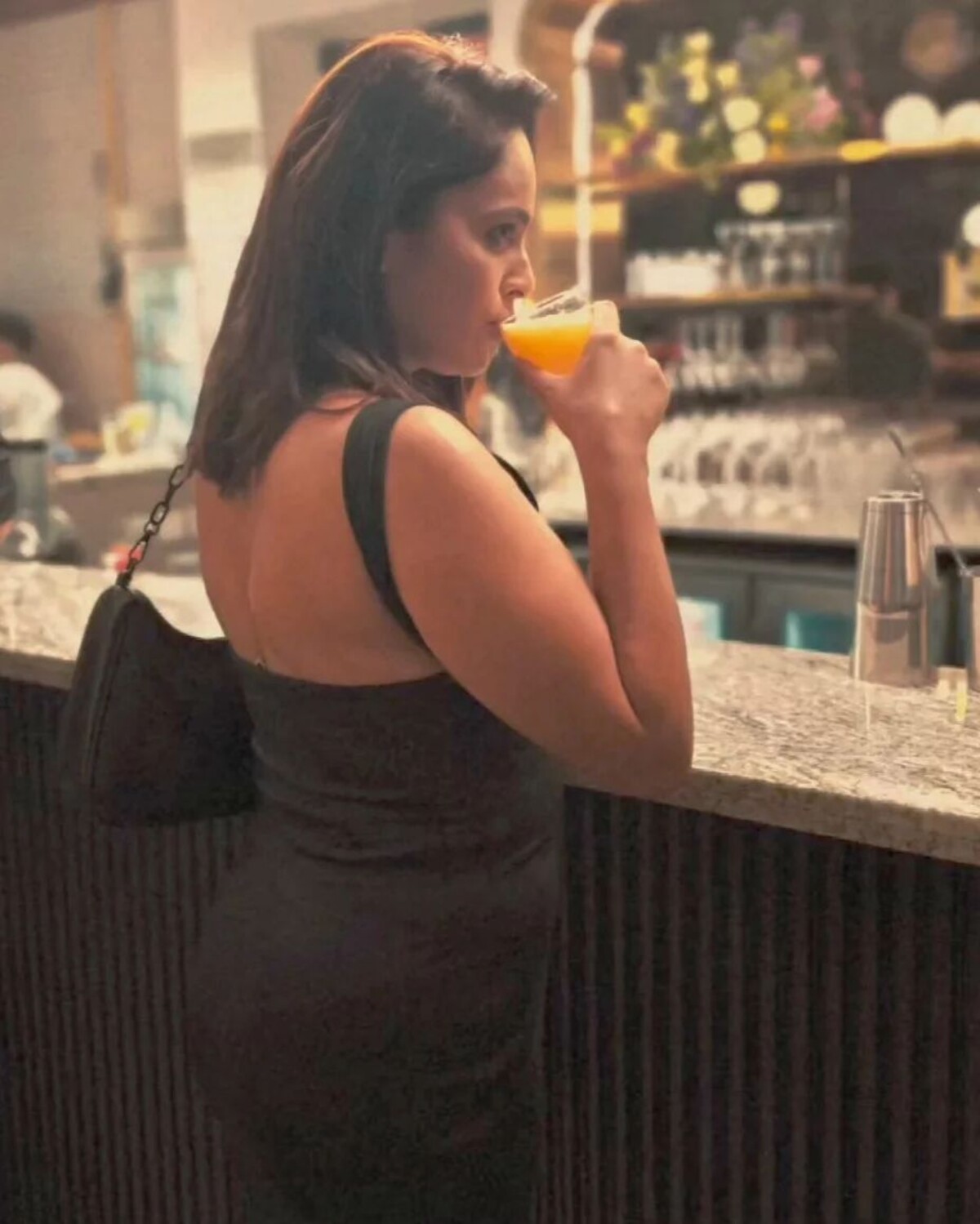 Nandita swetha in black dress hot