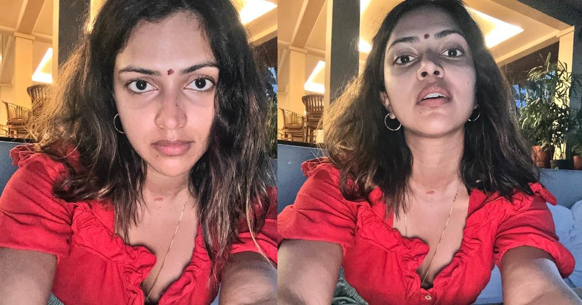 Amala paul in hot dress viral