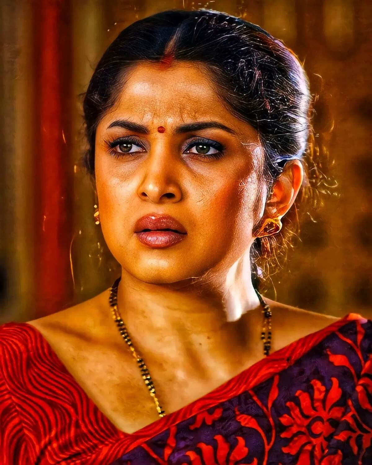 Ramya krishnan in vintage look photo