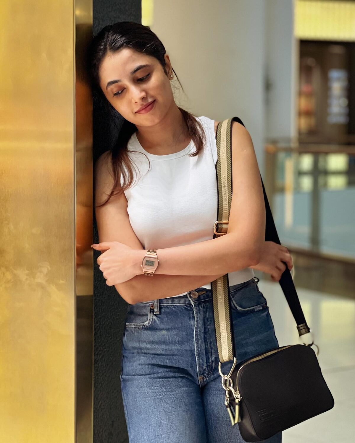 Priyanka mohan in white colour dress viral