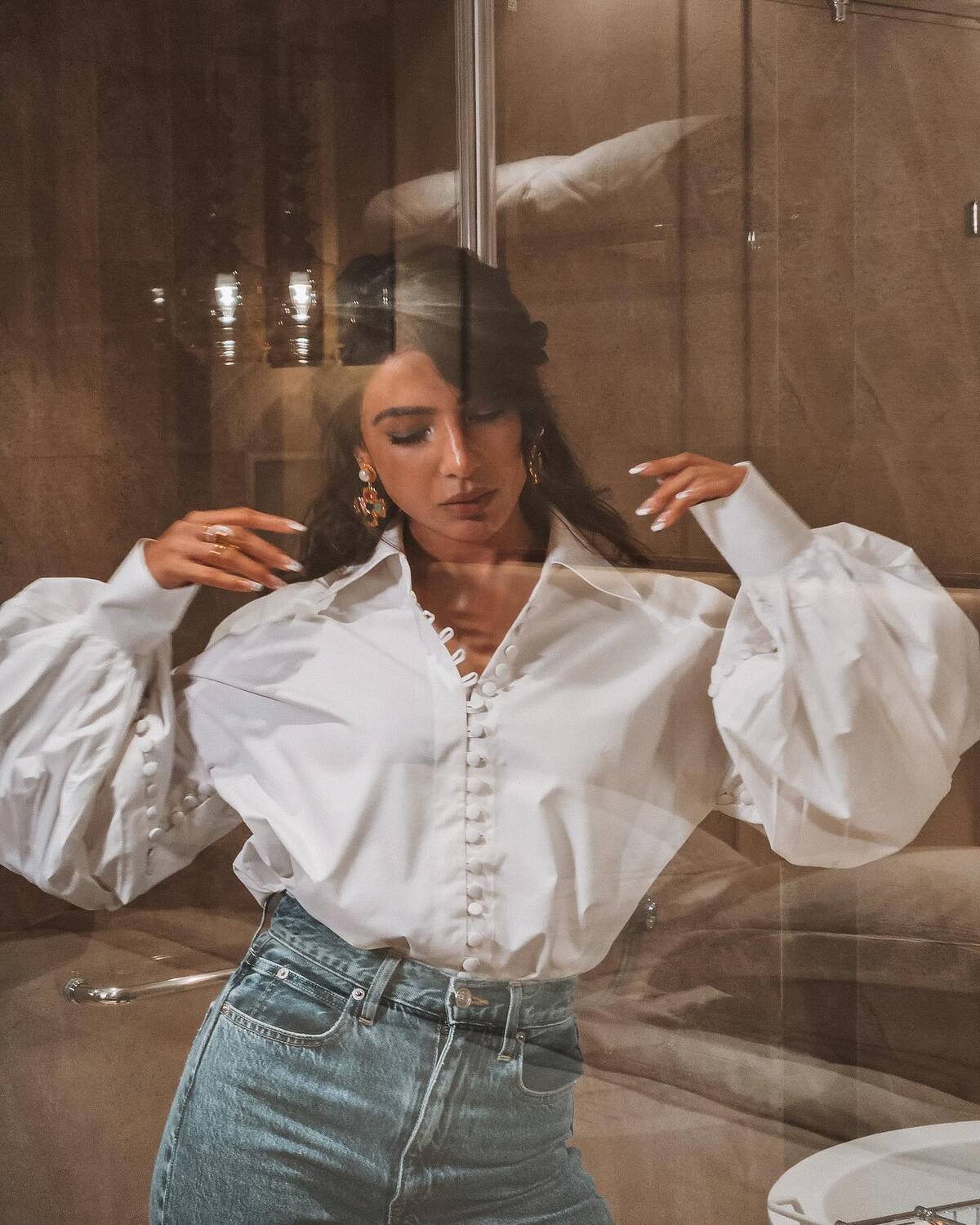 Samantha prabhu in bathroom clicks new