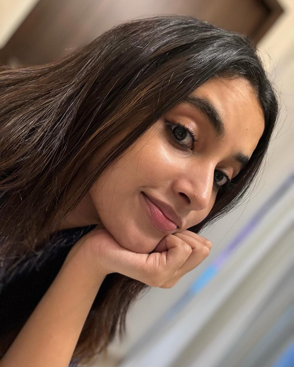 Priyanka mohan new shirt clicks hot